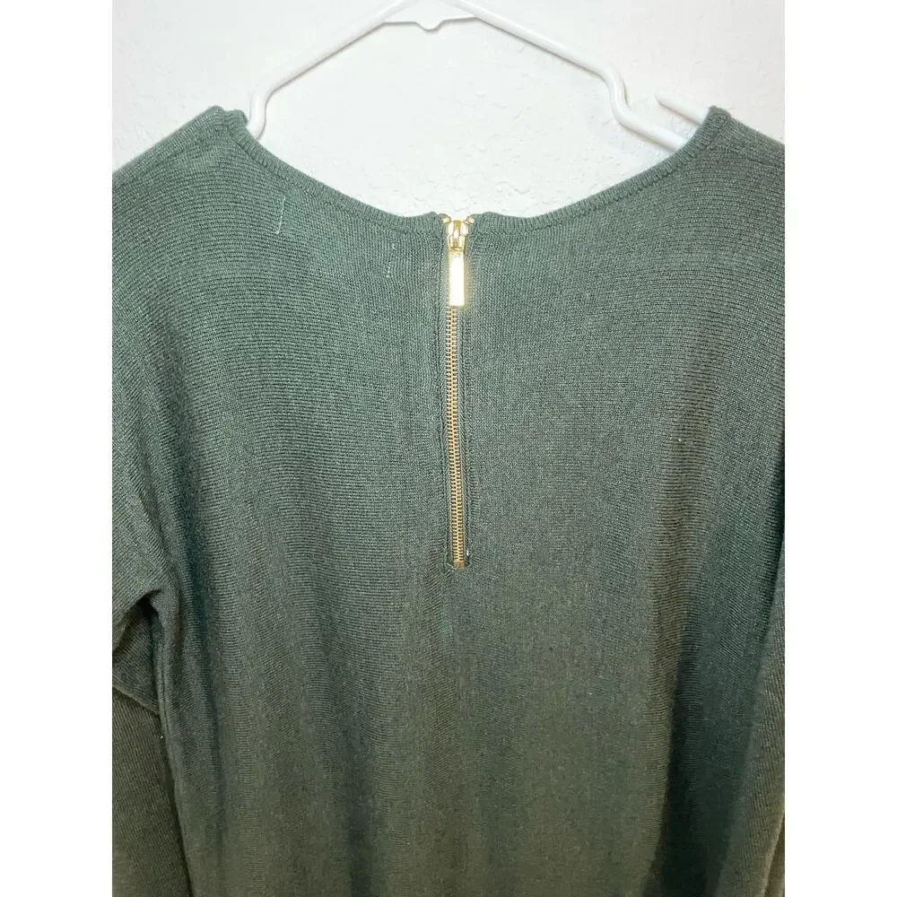 Nwot Magaschono Green Long Sleeve Sweater womens size small